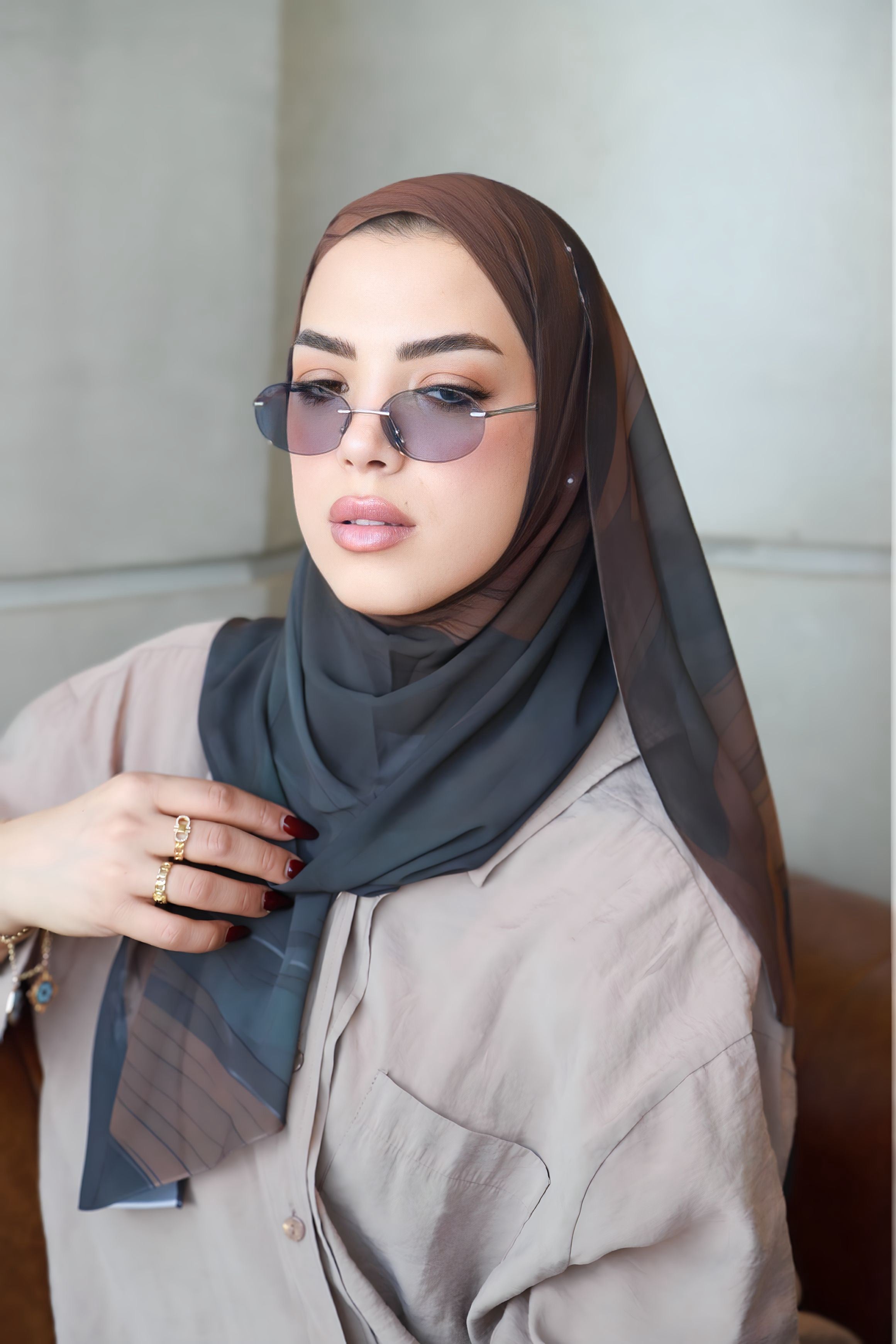 شالة فولار  -198
