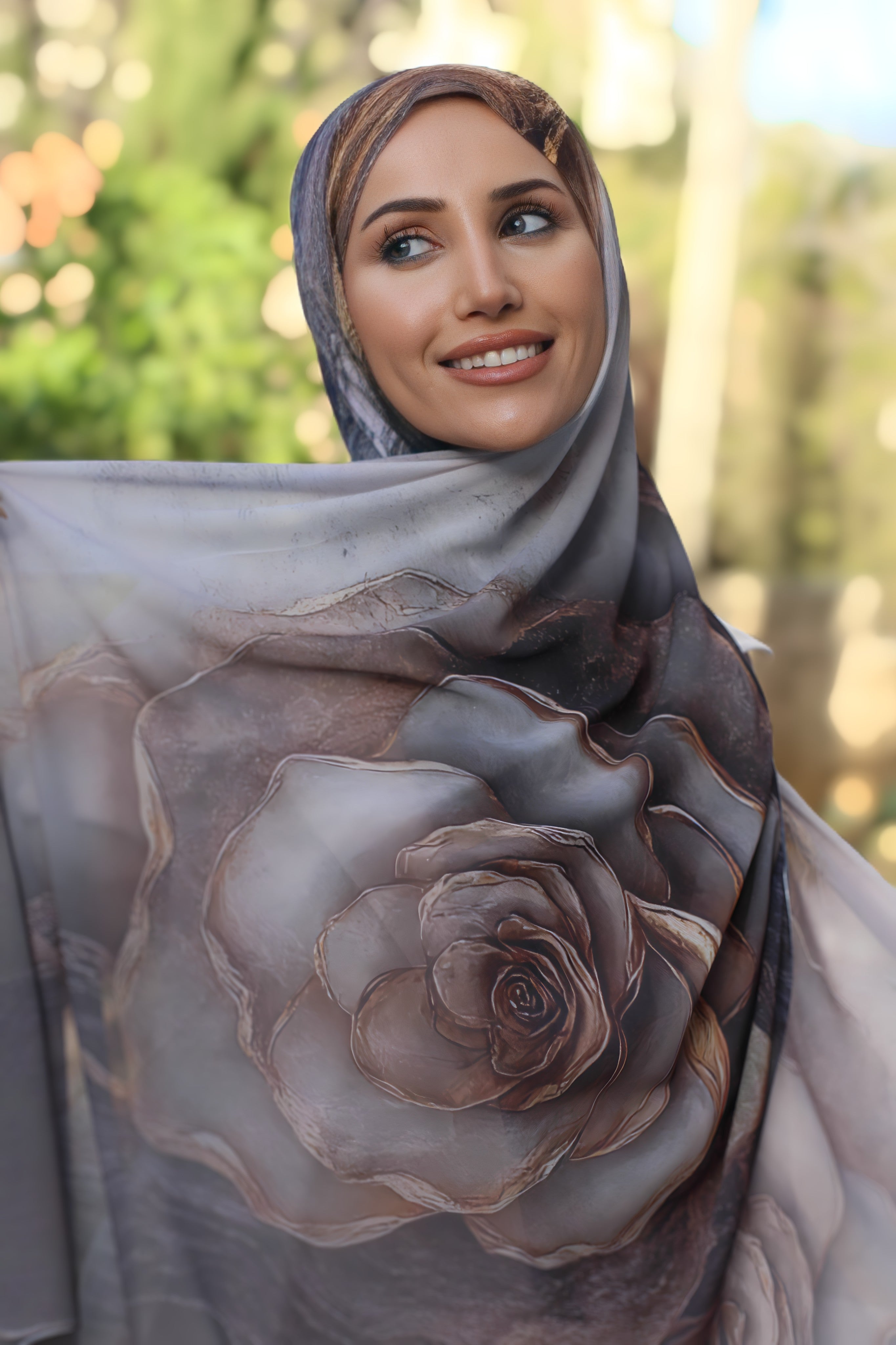 شالة فولار ماربل -0100