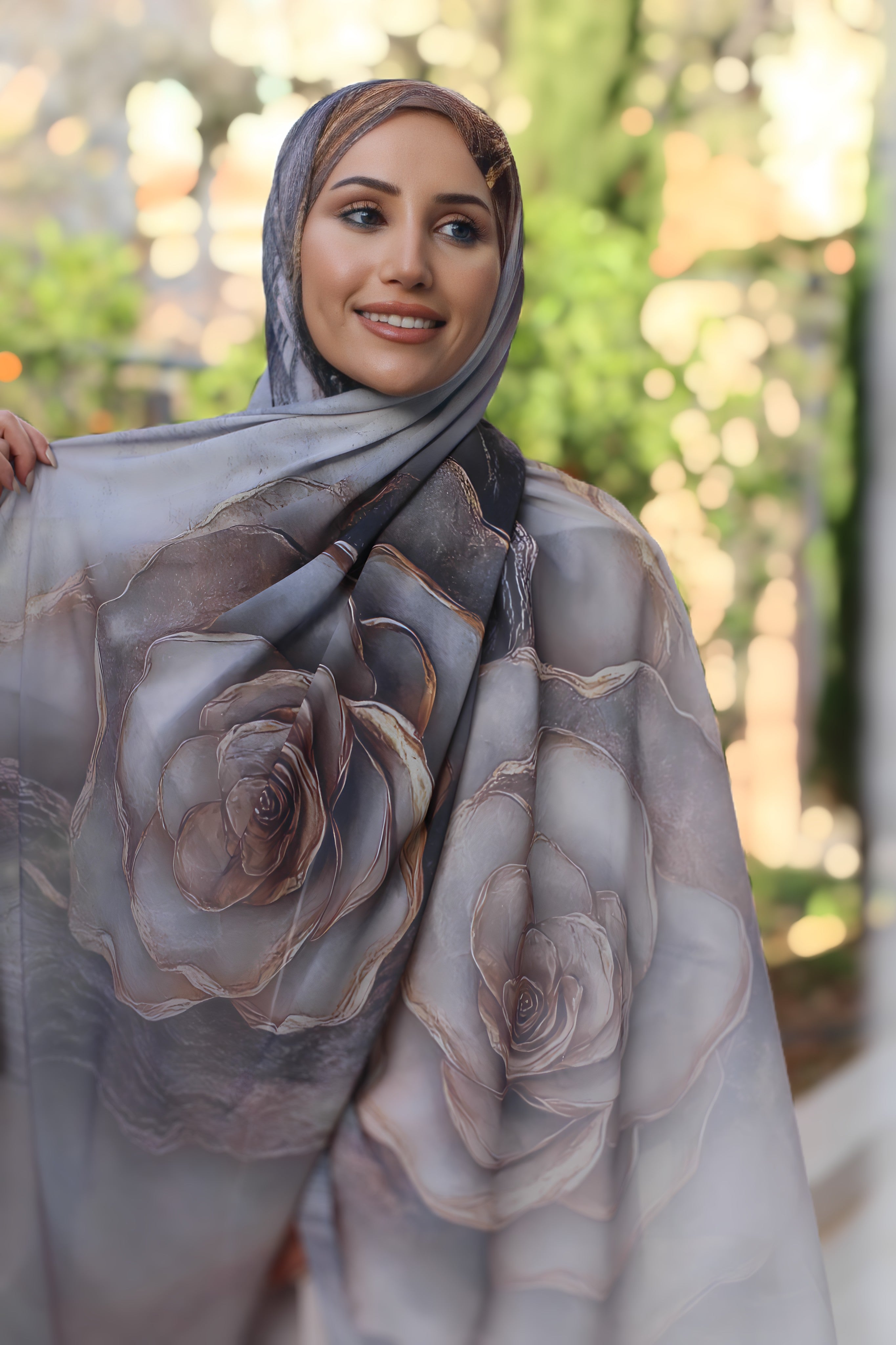 شالة فولار ماربل -0100